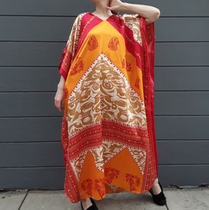 Sante Vintage Kaftan Muumuu / Mumu Dress Cover Up , One Size
